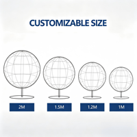 Esfera LED Giratoria Profesional con Pantalla de Globo Mágico, Chips SMD, Brillo de 600CD, Legible Bajo la Luz Solar, Visión de 360°
