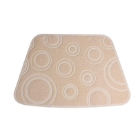 Tapis de récupération de litière pour chat de luxe, écologique, doux, de haute qualité, en PVC durable, imperméable, grande taille, pour garder le sol propre, idéal pour l'été