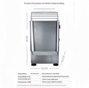 Commercial Electric <b>Vegetable</b> Cutter New Restaurant Ginger Cutting Machine and <b>Chopper</b> - Product Image 4