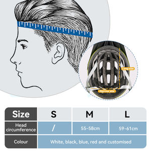หมวกกันน็อคจักรยานทำจากใยด้านนอกหมวกกันน็อค OEM & ODM พร้อมระบบระบายอากาศ - Product Image 5