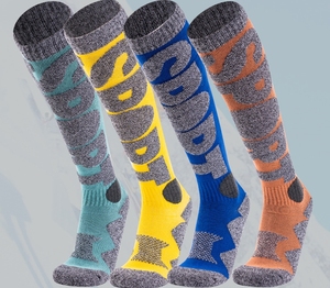 WUYANG FACTORY Low Moq Calcetines de esquí a granel Mujeres Warm Over Knee Calcetines altos Hombres Outdoor Snowboard Snow Sports - Product Image 6