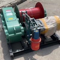 Torno Eléctrico de Elevación de Acero de 1-20 Toneladas para Uso en Barcos, Torno Rápido JK y Torno Lento JM, Cuerda de 50m, Control Remoto