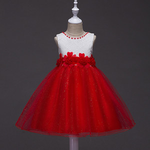 Robe florale pour filles, robe de princesse trapèze en tulle violet pour demoiselle d'honneur, printemps-été - Product Image 2