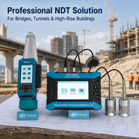 Testeur ultrasonique numérique sans fil haute précision (0,1 mm) avec protection IP65 pour béton, marteau de rebond professionnel pour ponts