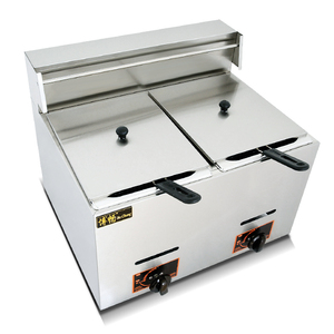 Bán hot chất lượng cao <span class=keywords><strong>gas</strong></span> thép không gỉ vỉ nướng và nồi chiên sâu máy cho khách sạn và nhà hàng - Product Image 4