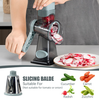 Cortador de Verduras Multifuncional Keouke, Rebanador, Rallador de Queso, Máquina Automática para Cortar Repollo