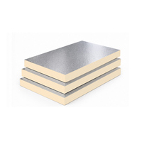 Panneau pré-isolé de mousse phénolique de plafond rigide de conduit de la CAHT avec le matériel d'isolation thermique de papier d'aluminium