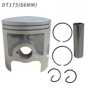 Pistones y Anillos para Motocicleta Yamaha DT125/DT175/DT200/YFS200, Metálicos, Tamaño 55mm/66mm, Nuevos de Fábrica - Product Image 2