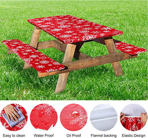 HUIHE Đỏ Polka Dot flannel trở lại bảng Bìa/bảng vải/bảng Runner - Product Image 5