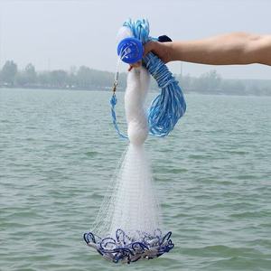 Red de Pesca de Monofilamento de Nailon de Alta Resistencia, Red de Lanzamiento Manual con Plomos <span class=keywords><strong>para</strong></span> Agua Salada y Dulce, Fácil de Lanzar - Product Image 3