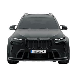 Para <span class=keywords><strong>BMW</strong></span> X7 Kit de carrocería de fibra de carbono X7 fibra de carbono labio delantero difusor Spoiler capó falda lateral kit de carrocería ancha - Product Image 1