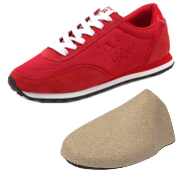 Recyclable Paper Shoe Inserts Natural Brown Shoe Trees Pulp Molded Paper Shoe Stretcher