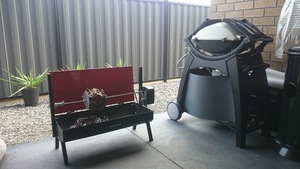 <span class=keywords><strong>Griglia</strong></span> Pieghevole a <span class=keywords><strong>Carbone</strong></span> con Motore a Batteria 3V per Campeggio e Viaggi, Picnic all'Aperto - Product Image 6