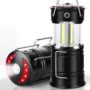 Lanterne de <span class=keywords><strong>camping</strong></span> LED 2 en 1 rechargeable par USB et alimentée par batterie pour le <span class=keywords><strong>camping</strong></span> et les voyages en voiture, <span class=keywords><strong>accessoire</strong></span> d'éclairage de tente extérieure - Product Image 1