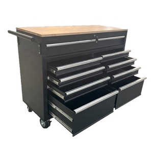 Carrito de Herramientas Rodante Multifuncional de Metal Resistente con 4 Ruedas y Cajones para Uso en Salones, Industrias y Talleres - Product Image 6