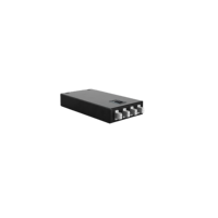 Adaptor Serat Optik Huiwei Berkualitas Tinggi Full Load 4-port 8-core LC Multimode Kotak Terminal FTTH untuk Pemasangan di Dinding/Meja