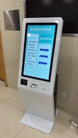 Borne de billetterie libre-service 43 "pouces Station de travail PC à écran tactile avec caméra, imprimante, lecteur de carte, scanner