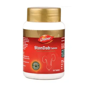 印度草药产品Dabur Stondab (60tab) -用于肾结石的草药片剂-用于结石的阿育吠陀片剂