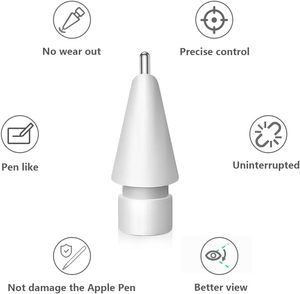 หัวปากกา <span class=keywords><strong>Apple</strong></span> <span class=keywords><strong>Pencil</strong></span> แบบไม่สึกหรอ ปลายแหลม ควบคุมได้อย่างแม่นยำ หัวเปลี่ยนโลหะสำหรับ <span class=keywords><strong>Apple</strong></span> <span class=keywords><strong>Pencil</strong></span> รุ่นที่ <span class=keywords><strong>1</strong></span> และ 2/USB C - Product Image 3