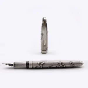 Шанхай, офис, роскошный дизайн под заказ, печать, индивидуальный дизайн, Ручка OEM, металлическая перьевая ручка