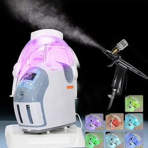 Nouveau design 2026 : Générateur d'oxygène portable 2-en-1, appareil facial à oxygène, pistolet pulvérisateur facial LED 7 couleurs pour hydratation profonde de la peau - Product Image 5