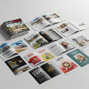 XJY小册子/传单/宣传材料纸质印刷服务单张杂志印刷广告 - Product Image 5