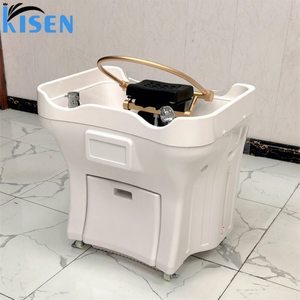 Lavabo Portátil Moderno para Salón de Belleza Kisen con Tanques de Agua y Aguas Residuales, Cama de Spa Móvil para Gimnasio - Product Image 1