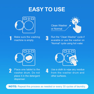 High Quality Washing Machine <strong>Cleaner</strong> 24 Tablets Deep Cleaning Effervescent Tablets For Deep Cleaning Of Washing Machine