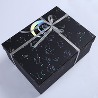 Boîtes cadeaux avec couvercle, boîtes d'emballage cadeau et rembourrage en papier déchiqueté, boîtes cadeaux élégamment conçues, boîtes cadeaux durables pour un usage quotidien
