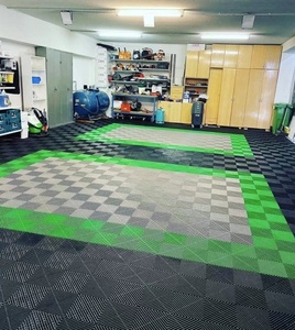Baldosas de garaje de SUEZ, alfombrillas de plástico para tienda de garaje de lavado de coches directas de fábrica calificadas - Product Image 6