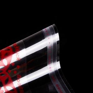 Rollo de película de punto rojo transparente OPP BOPP de marca de moda al por mayor, rollo de película de plástico para embalaje de flores, rollo de película de punto rojo - Product Image 2