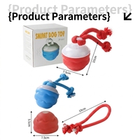 Pelota Eléctrica de Goma TPR para Perros, Juguete Interactivo para Aliviar el Aburrimiento, Activación por Movimiento, Rebote Automático, Fábrica Inteligente