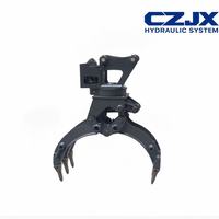 Accessoire d'excavatrice, grappin à bois rotatif hydraulique à 360 degrés