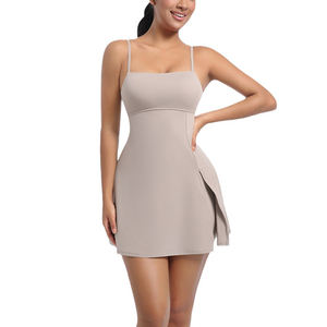 จั๊มสูทกระโปรงเทนนิสชุดออกกำลังกายสีพื้นหลังเซ็กซี่ชุดเล่นกีฬาชุดเล่นเทนนิส - Product Image 4