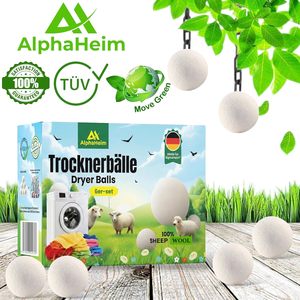 Lot de 6 balles XXL pour sèche-linge et doudounes, sans produits nocifs et adaptées aux animaux. Palline Asciugatrice en - Product Image 6