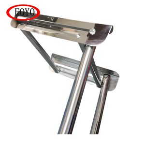 Échelle pliante portable en acier inoxydable à 2 marches de la marque FOYO, en <span class=keywords><strong>vente</strong></span> flash, pour bateau, <span class=keywords><strong>voilier</strong></span> et yacht - Product Image 3