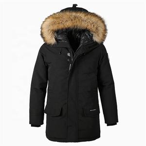 <span class=keywords><strong>Parka</strong></span> da <span class=keywords><strong>Uomo</strong></span> in Piumino d'Oca con Cappuccio Yali a Prezzo di Fabbrica, <span class=keywords><strong>Parka</strong></span> Invernale da <span class=keywords><strong>Uomo</strong></span> Nero Personalizzato in Poliestere - Product Image 1