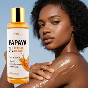 100% Pure Organic Papaya Óleo Corporal Massagem Sexual Corporal Body Shimmer <span class=keywords><strong>Oil</strong></span> Papaya Óleo Essencial para cuidados com a pele - Product Image 4