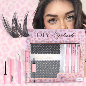 ขนตาปลอมแบบใยสังเคราะห์ขายส่ง รับทำแบรนด์ส่วนตัว ขนตาแบบเส้นบางพิเศษ รับผลิตโลโก้ ชุดขนตาปลอม - Product Image 1