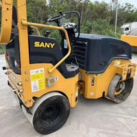 Rouleau compresseur utilisé SANY SZR30C-8 3 tonnes compacteur de haute qualité 90% neuf mini rouleau d'occasion bon marché à vendre