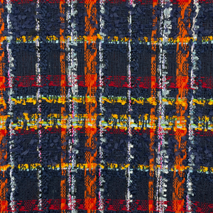 Hilo de nailon y poliéster de alta calidad, tejido de lujo a cuadros, tela de Tweed - Product Image 6