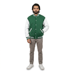 FINER THREADS Custom Breathable Varsity <b>Jackets</b> Chenille Patches OEM Streetwear College <b>Baseball</b> <b>Jacket</b> <b>for</b> <b>Men</b> Stand Collar - Product Image 1