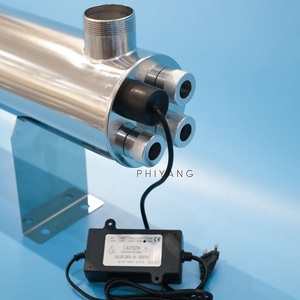 Đèn khử trùng UV công nghiệp SS304 316 lưu lượng lớn 110w 165w 220w dùng cho hệ thống lọc nước - Product Image 2