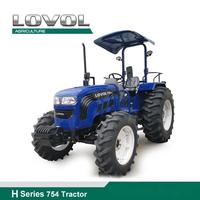 Obral Traktor Foton Lovol untuk Pertanian 75hp Mini Traktor 4wd 4X4