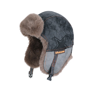 Chapeau Lei Feng classique unisexe en daim doublé polaire, épais et élégant, idéal pour l'équitation, le <span class=keywords><strong>ski</strong></span> et les activités de plein air, garde au chaud - Product Image 6