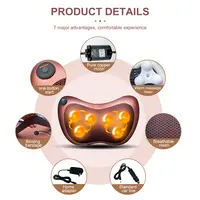 Oreiller de Massage Électrique Shiatsu Cou Épaules, Certifié CE 2026