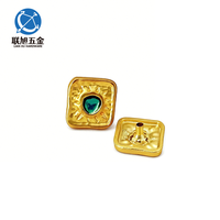 Kancing Tekan 4 Bagian Berbahan Zinc Alloy Ramah Lingkungan dengan Lapisan Kristal Rhinestone, Custom Grosir OEM ODM Lianxu untuk Gaun dan Mantel