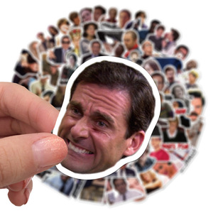 Pegatinas decorativas de vinilo para ordenador portátil, pegatinas de vinilo con diseño divertido de personaje clásico de serie de TV, <span class=keywords><strong>a</strong></span> prueba de agua, 100 unidades - Product Image 4