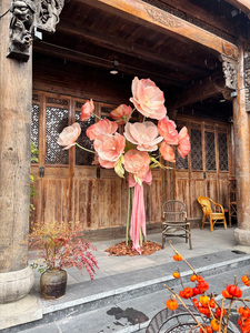 Flor Gigante L-139, Flor de Amapola Gigante de Simulación para Decoración Interior y Exterior, Decoración para Hogares y Hoteles - Product Image 6