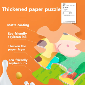 Bán Buôn 24-Mảnh Tùy Chỉnh Giáo Dục Toddler Trò Chơi Ghép Hình Trẻ Em Câu Đố Gỗ Với Xử Lý Cho Trẻ Em Của Giáo Dục Đồ Chơi Trò Chơi - Product Image 5